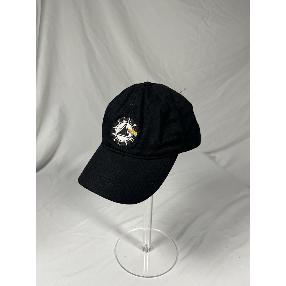 Pink Floyd Prism Rainbow Black Adjustable Strapback Dad Hat Cap Rock Band